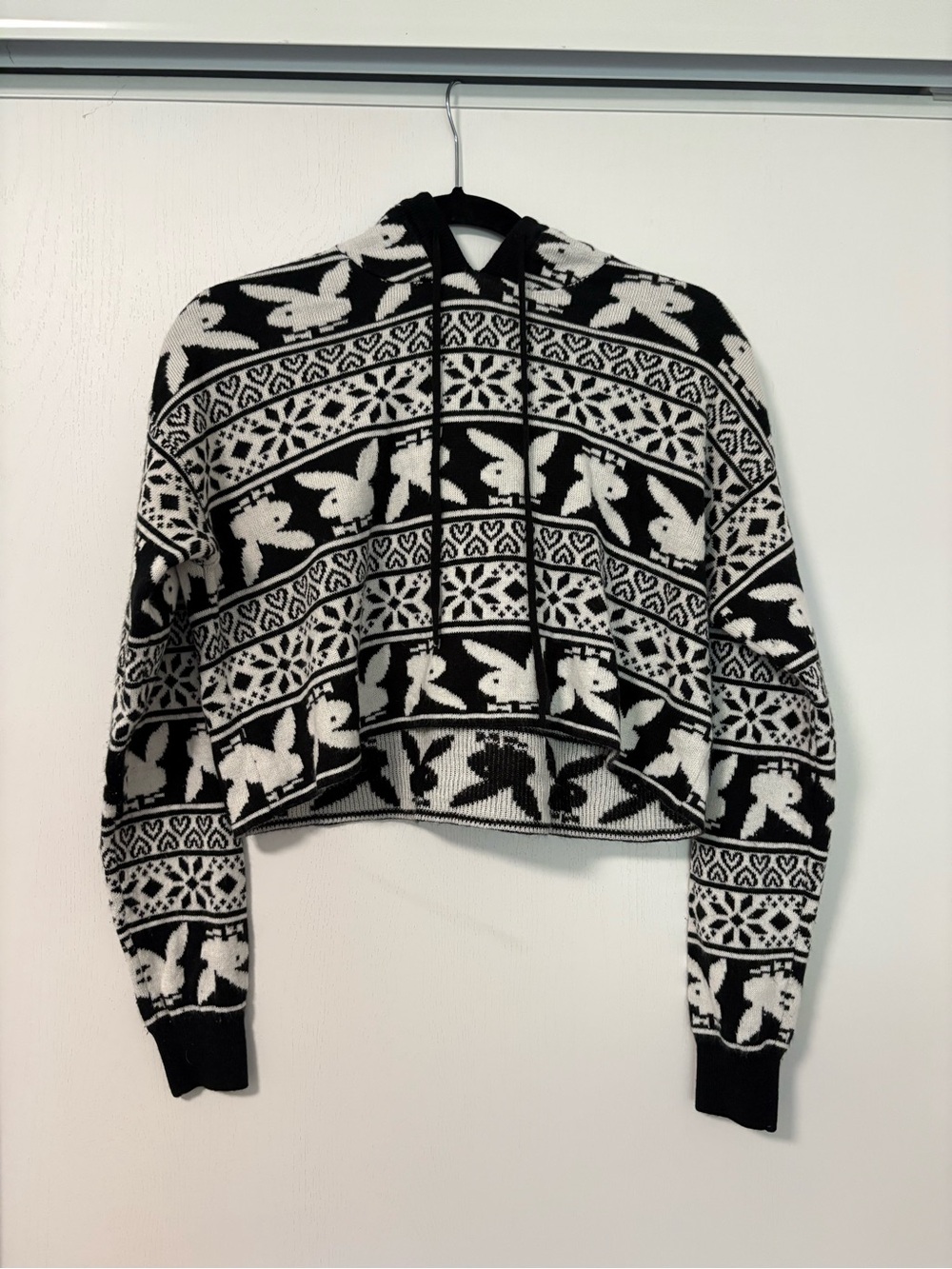 Playboy by Pacsun Holiday knit hoodie